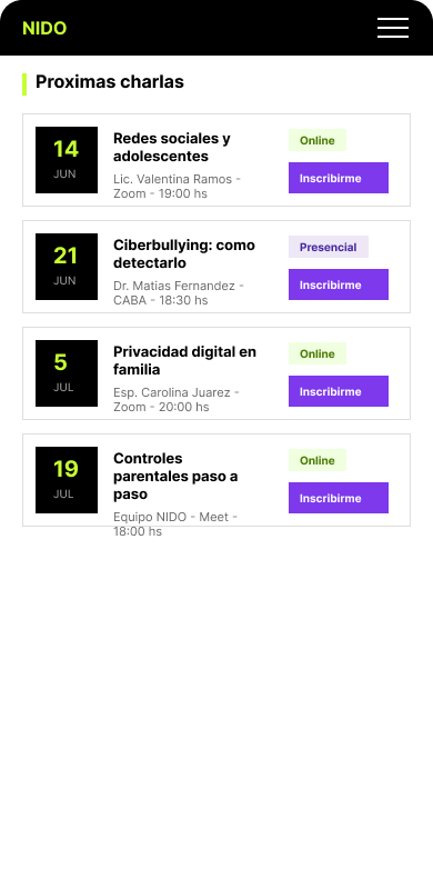Mobile 04 - charlas para padres